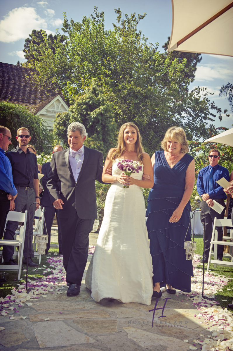 ceremony photos of a wedding at Green Gable Estate San Marcos