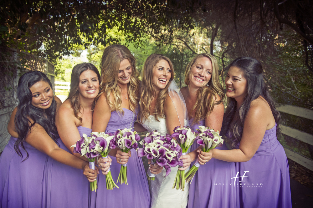 fun bridesmaid photos at a wedding at Green Gable Estate San Marcos