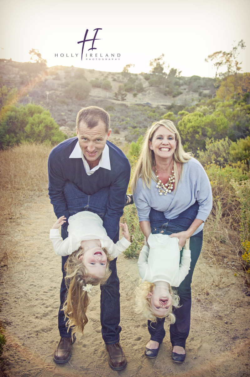 Family rustic trail photography in Carlsbad Ca