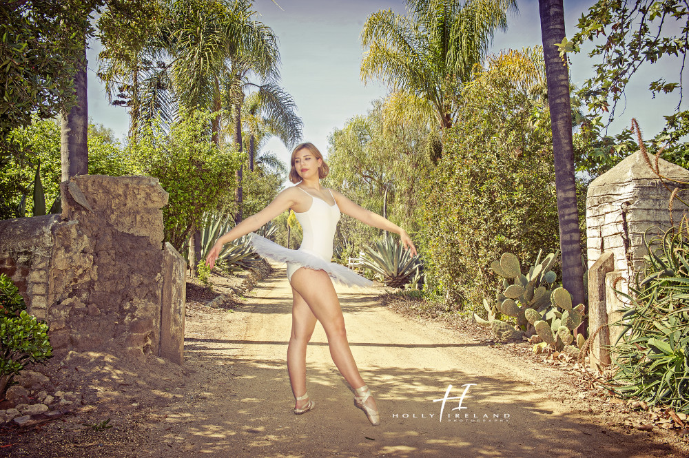 Leo Carrillo Ranch Rustic and ballerina High School Senior Photos in Carlsbad CA