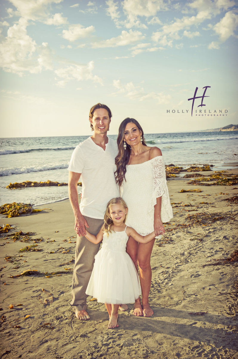 Sunset La Jolla Scripps Pier Family Photos by Holly Ireland Photography