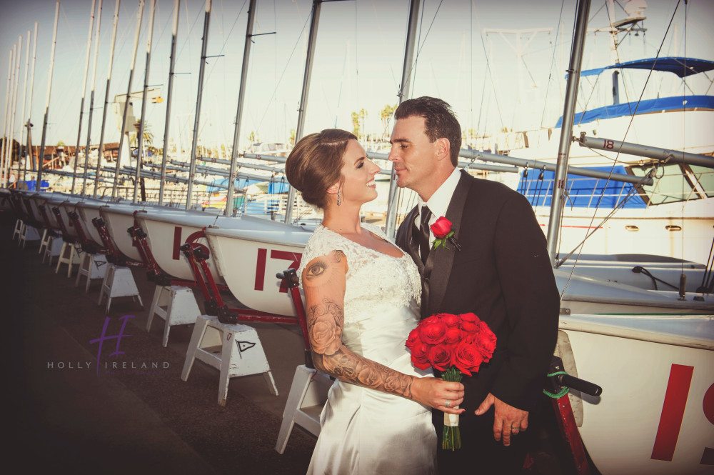 San Diego Yacht Club Wedding Photos in California