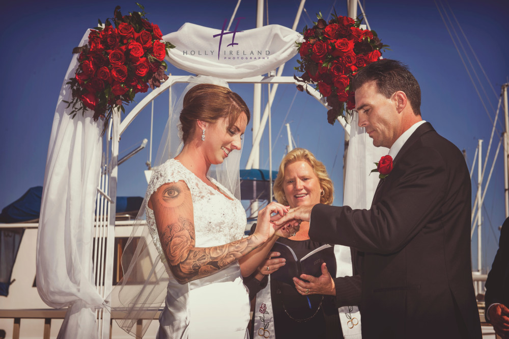 San Diego Yacht Club Wedding Photos in California