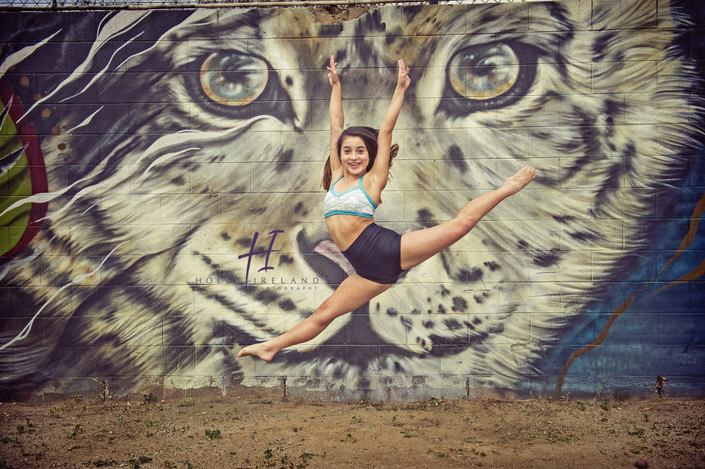 Urban Dance Photos with graffiti in San Diego CA downtown