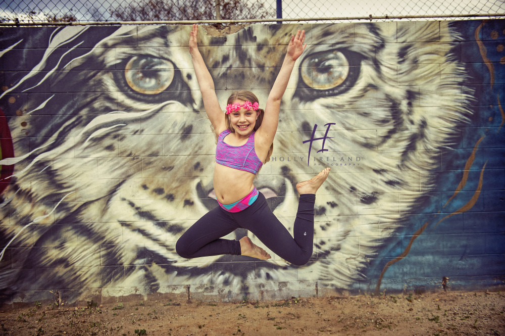 Urban Dance Photos with graffiti in San Diego CA downtown