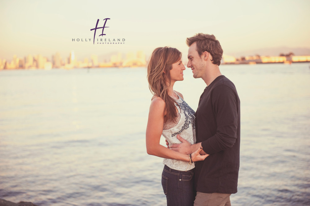 San Diego beach and marina engagement Photos