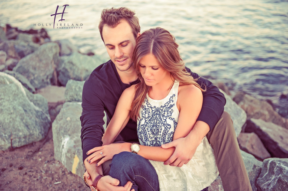 San Diego beach and marina engagement Photos