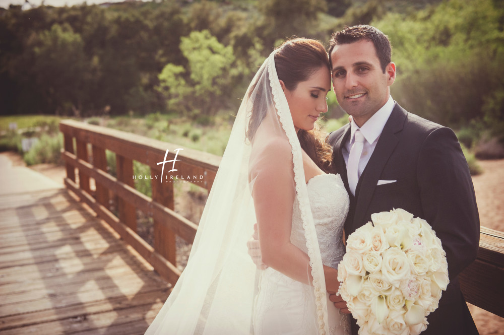 Maderas Golf Course Wedding with an amazing Veil in San Diego