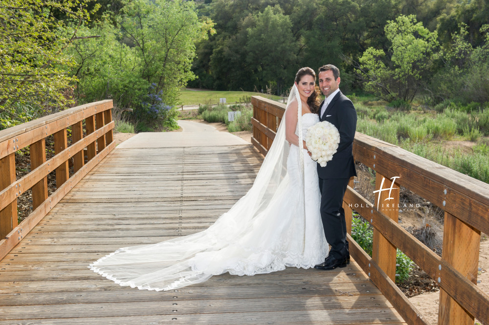 Maderas Golf Course Wedding with an amazing Veil in San Diego