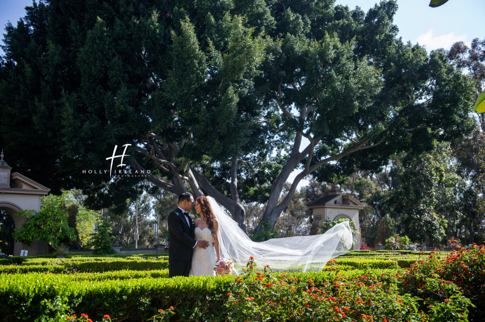 Elegant and Classic wedding photos in Balboa Park Prado San DIego CA