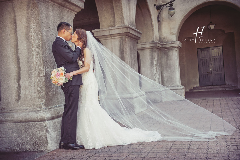 Elegant and Classic wedding photos in Balboa Park Prado San DIego CA