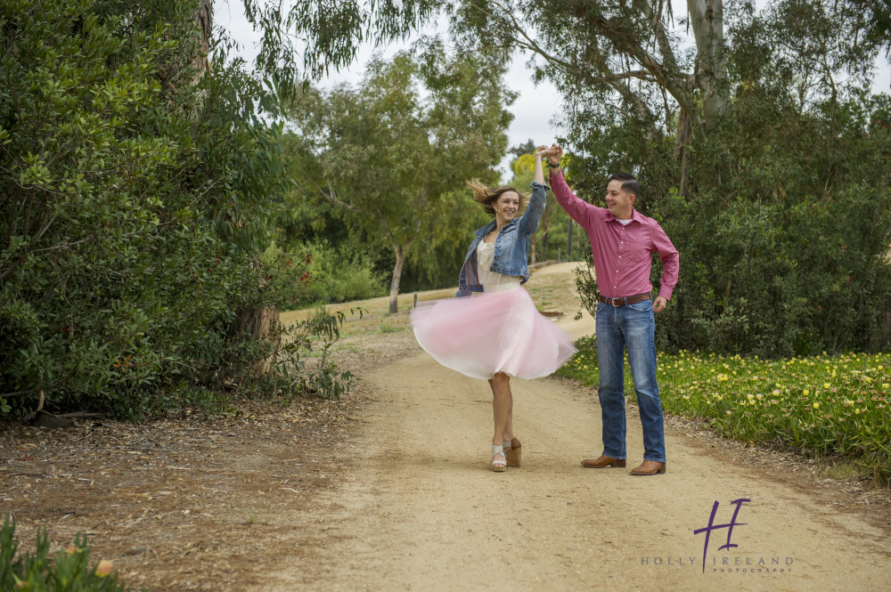 Beautiful rustic engagement photos at Leo Carrillo Ranch in Carlsbad CA