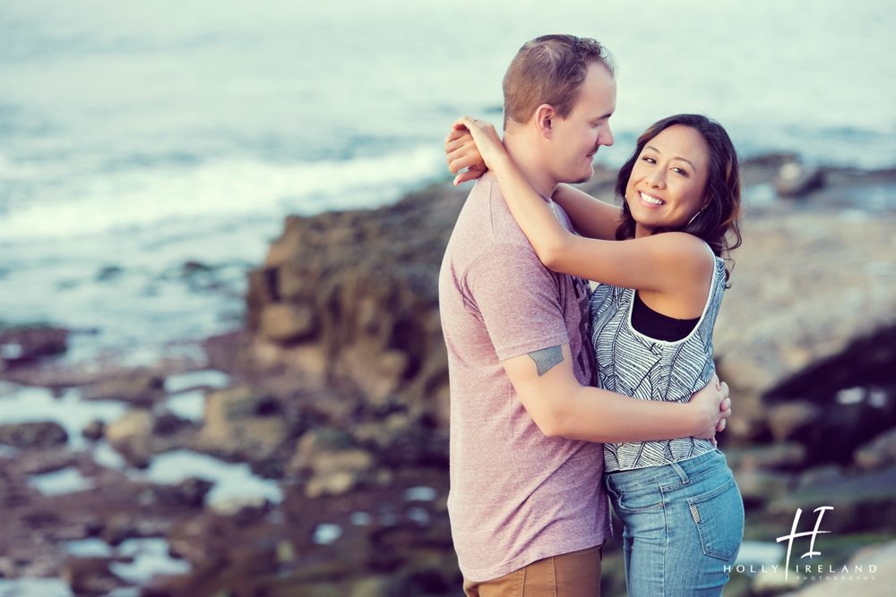 La Jolla Engagement Photos of Christine and Jim - Holly Ireland