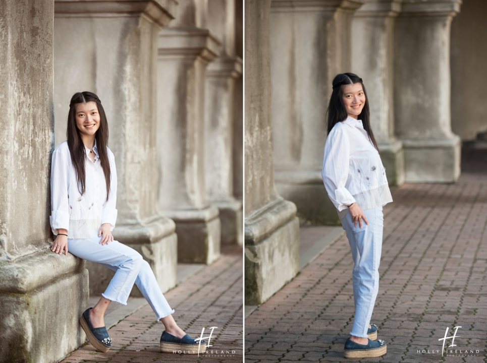 San Diego High School Senior Photography in Balboa Park