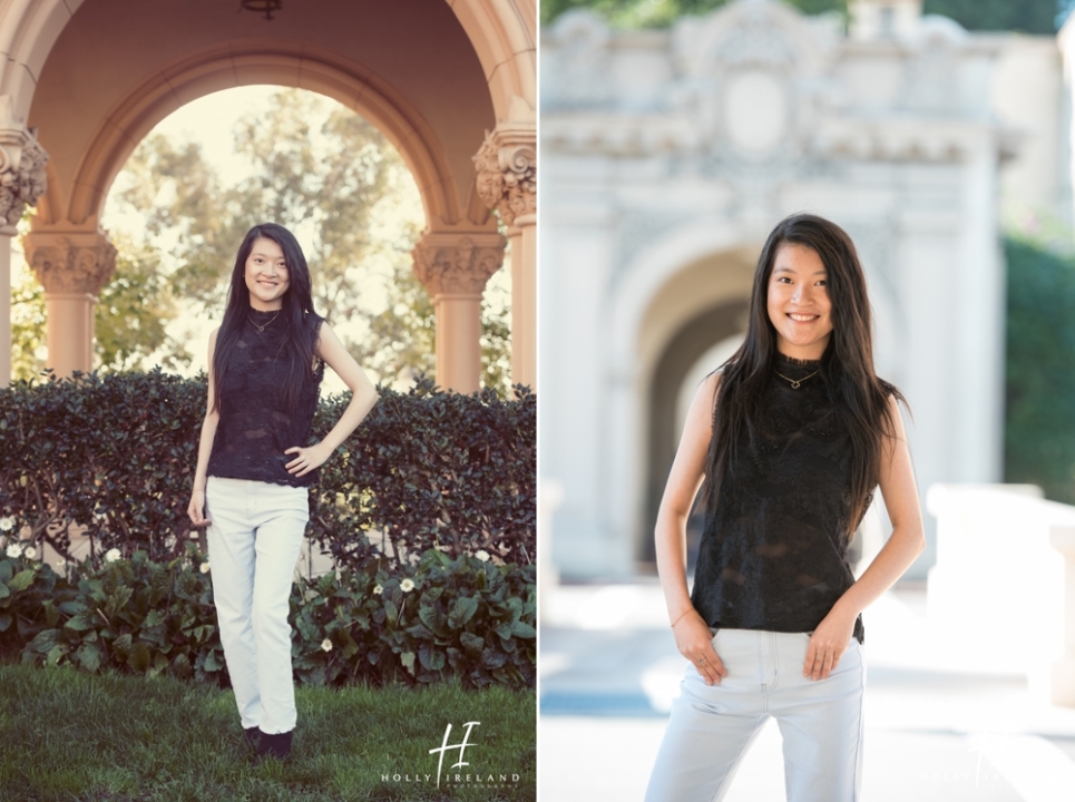 San Diego High School Senior Photography in Balboa Park