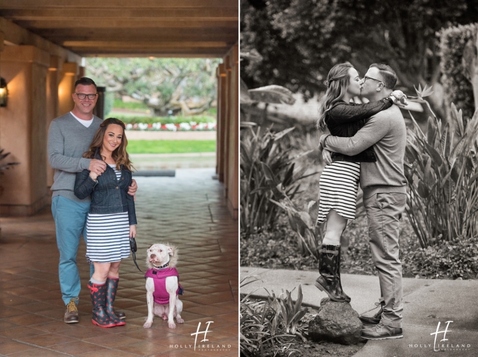 Rancho Valencia Engagement Photos of Laura and Hale - Holly Ireland