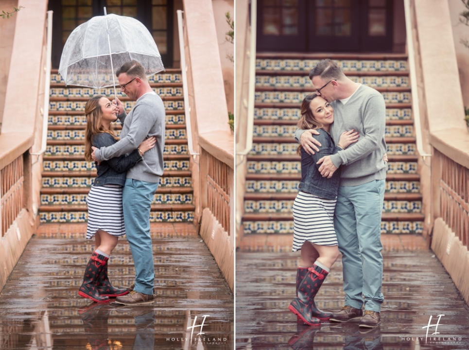 Rancho Valencia Engagement Photos of Laura and Hale - Holly Ireland