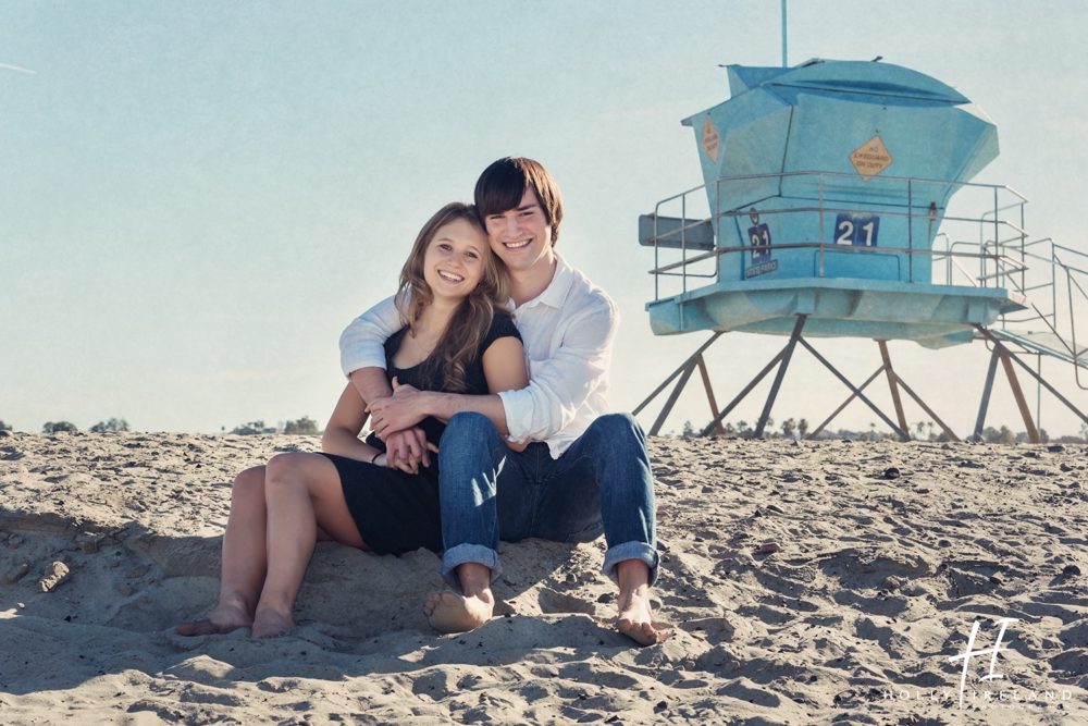 Carlsbad Engagement Photos at the beach