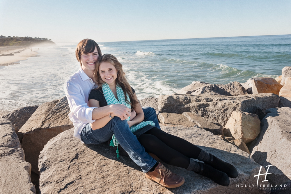 Carlsbad Engagement Photos at the beach