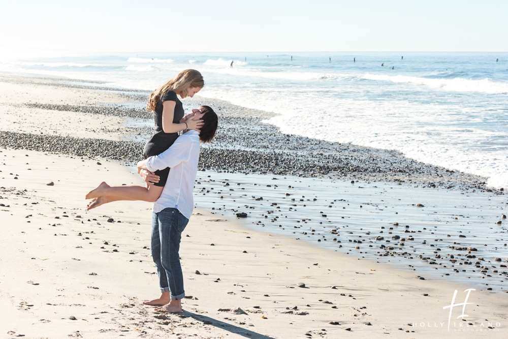 Carlsbad Engagement Photos at the beach