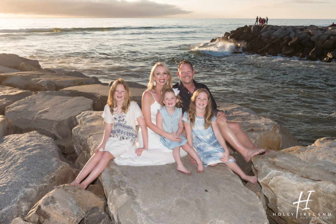 Beach Family Photographs in Carlsbad, CA