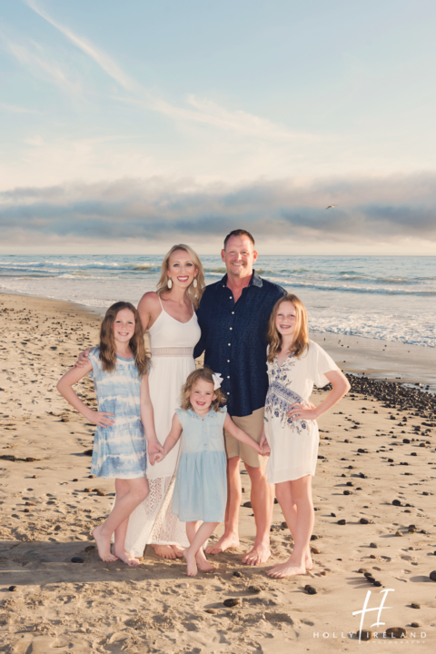 Beach Family Photographs in Carlsbad, CA