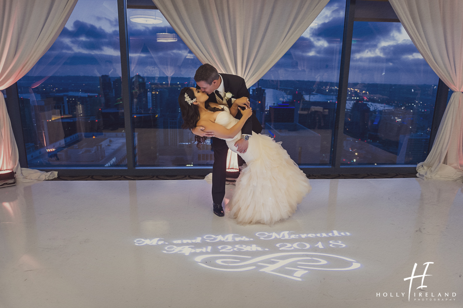 University Club Atop Symphony Towers Wedding Photographers