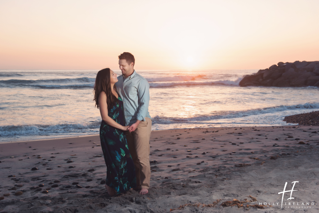 Carlsbad Beach Engagement Photos