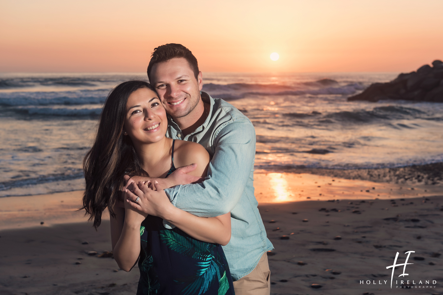 Carlsbad Beach Engagement Photos