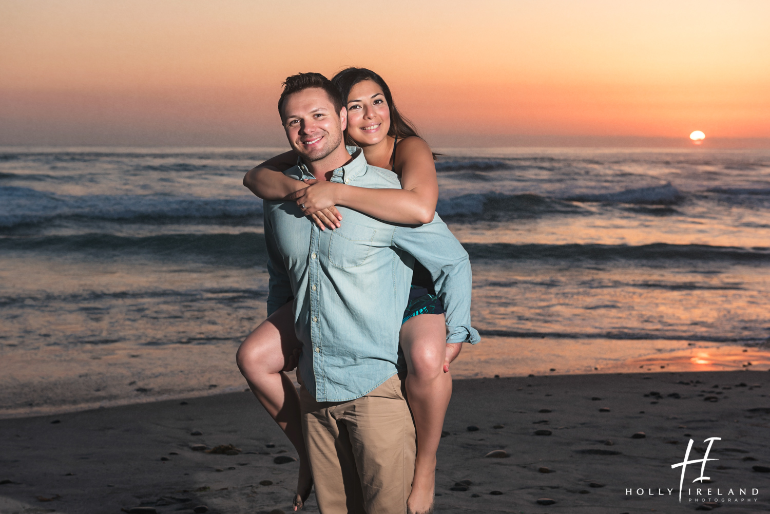 Carlsbad Beach Engagement Photos