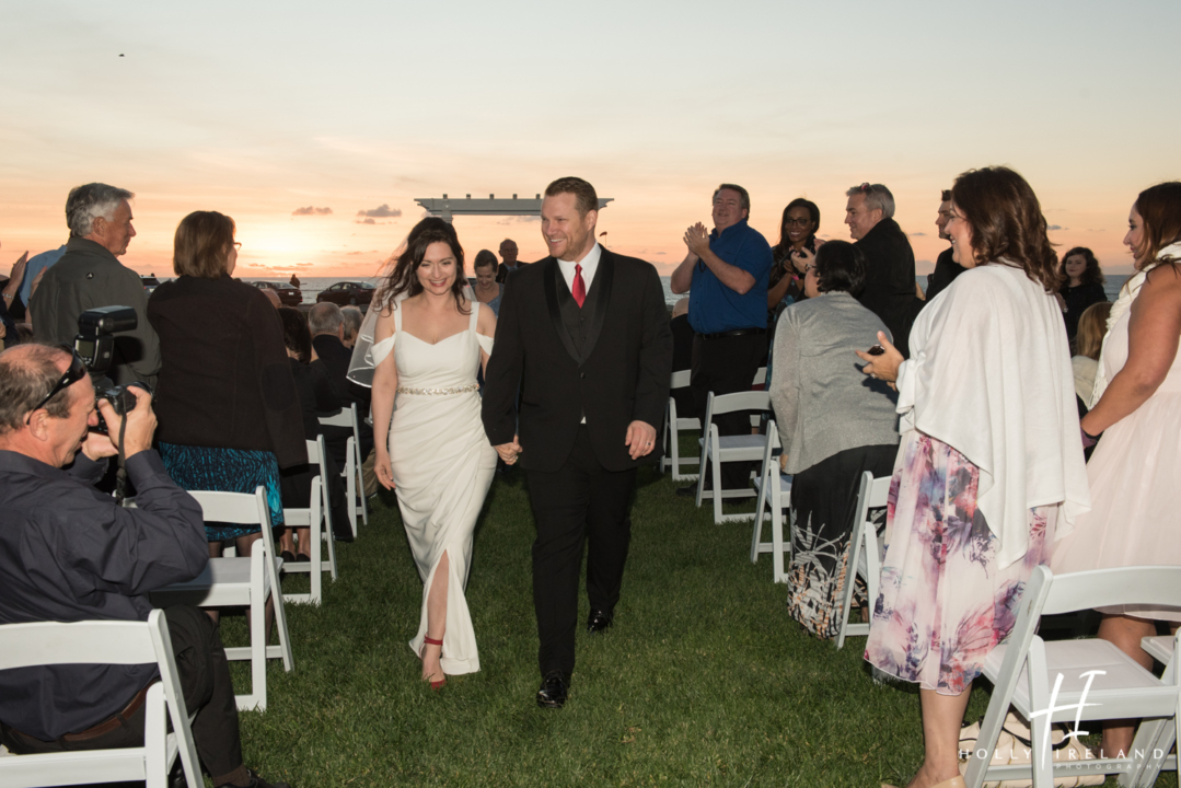 Carlsbad's Hilton Garden Inn's Sunset Beach Wedding Photos