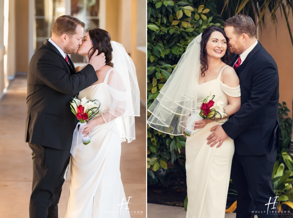 Carlsbad's Hilton Garden Inn's Sunset Beach Wedding Photos