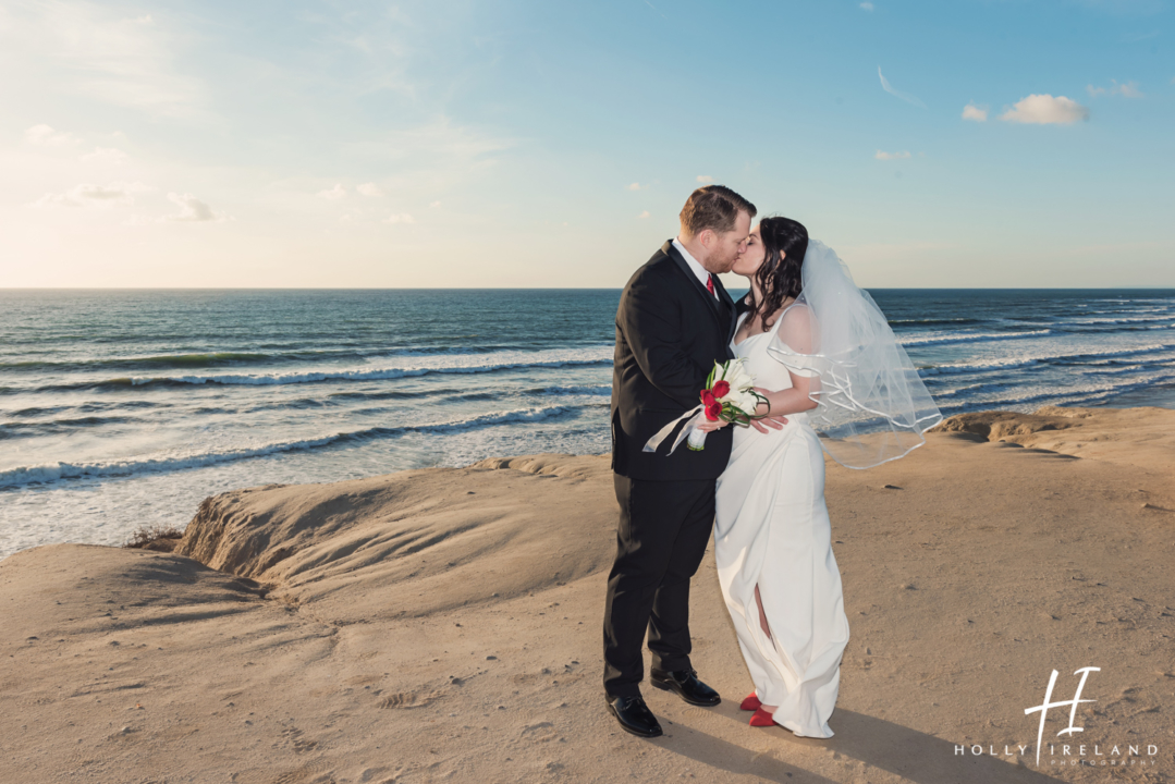 Carlsbad's Hilton Garden Inn's Sunset Beach Wedding Photos