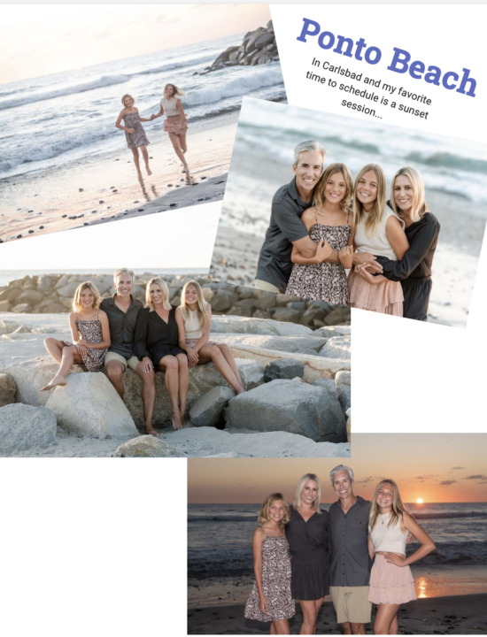 San Diego beach and Carlsbad beach family and wedding photographer